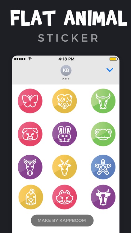 Animal Stamp Stickers by Kappboom