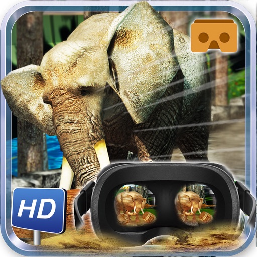 VR Elephant Games - Wild Arfican Elephant Race Icon