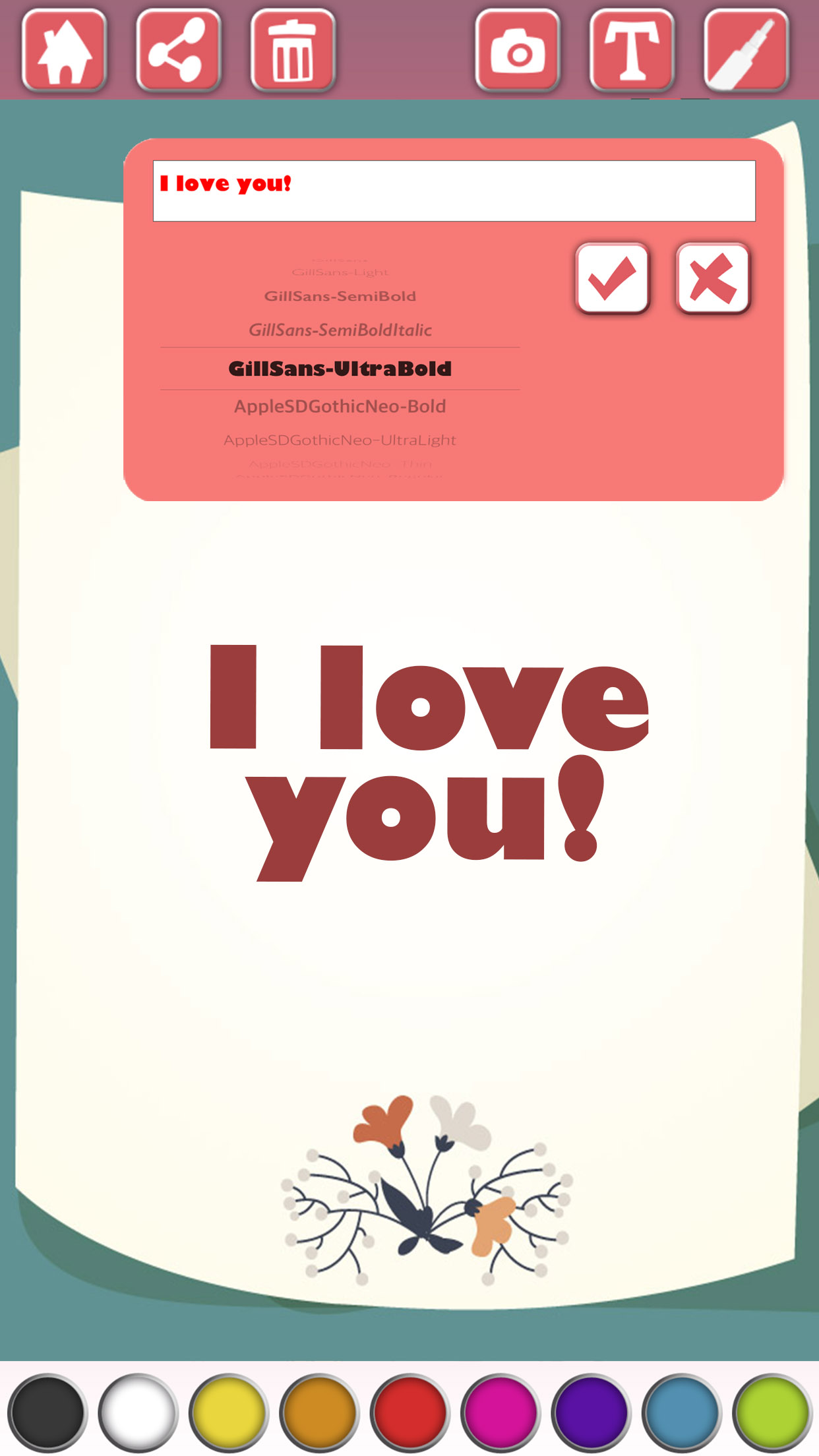 Create love cards – Photo frames & collage maker screenshot 3