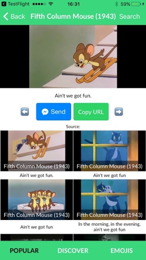 YARN for Messenger - TV & movie clips by quote(圖2)-速報App