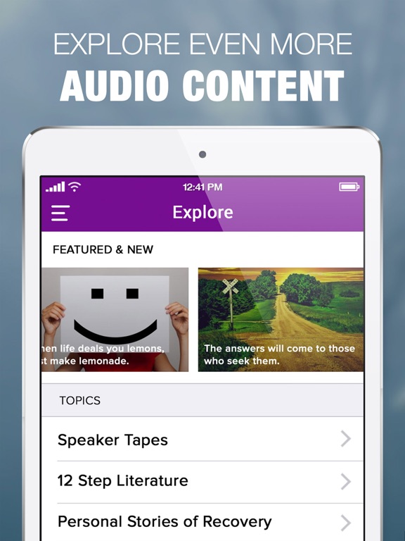 Screenshot #6 pour NA Speaker Tapes & Addiction Recovery Audio