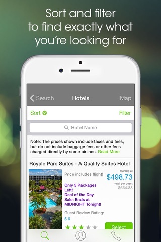 BookIt.com® Hotels, Flights & Packages screenshot 3