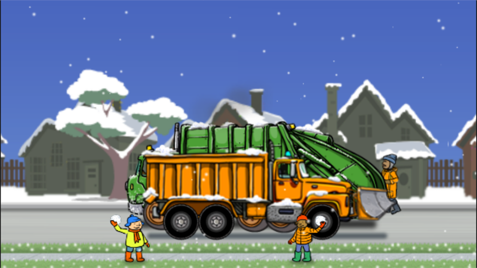#4. Garbage Truck: Snow Time (iOS) 由: Good Glue