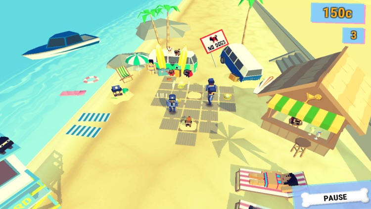 Party Pugs: Beach Puzzle GO!