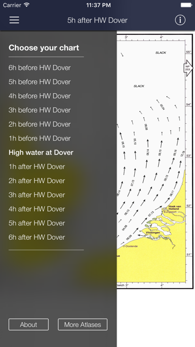 Tidal Stream Atlas North Sea, South Screenshot