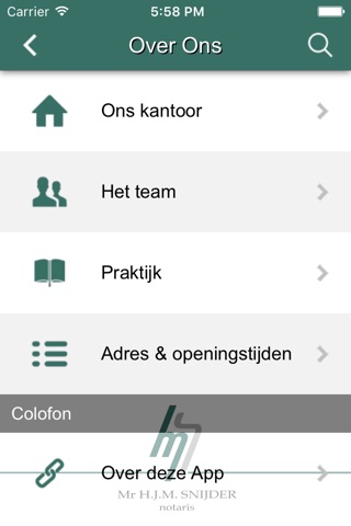 Notaris Snijder screenshot 2