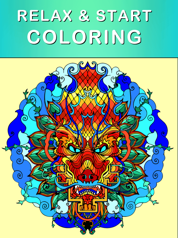 Screenshot #5 pour Colorpeutic: Adult Coloring Book, Deep Relaxation