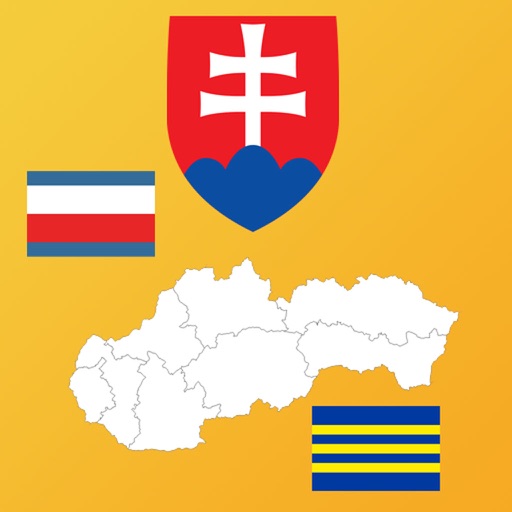 Slovakia State Maps, Flags and Info icon