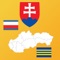 Flags and Maps of the Regions (States) of Slovakia