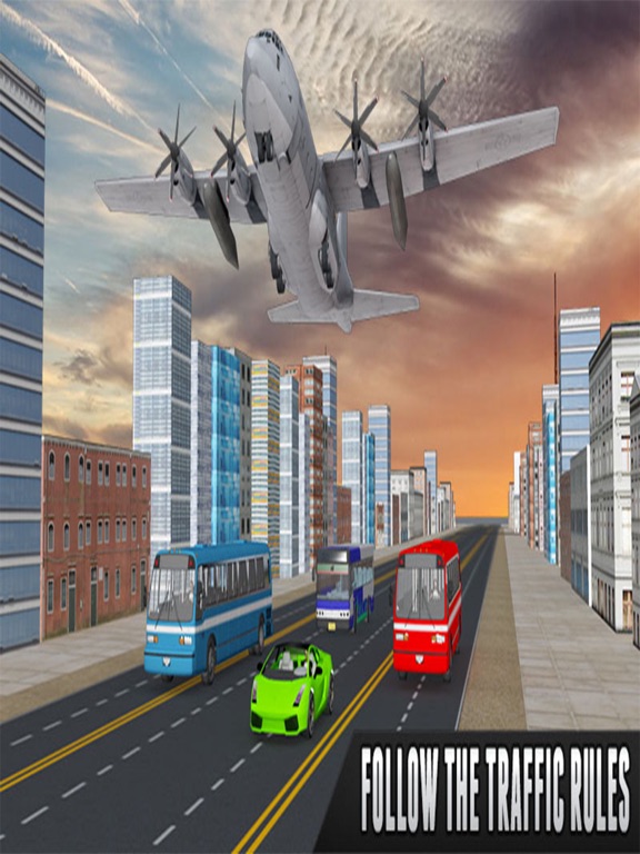 Bus Transporter Truck City Bus Transporter Flight iPad screenshot