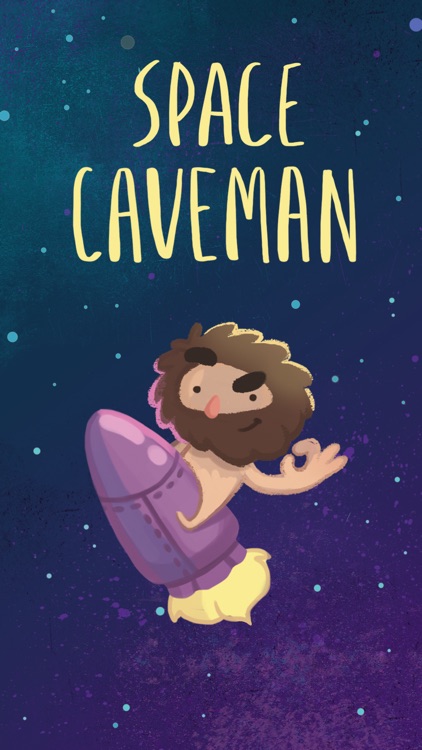 Space Caveman Stickers