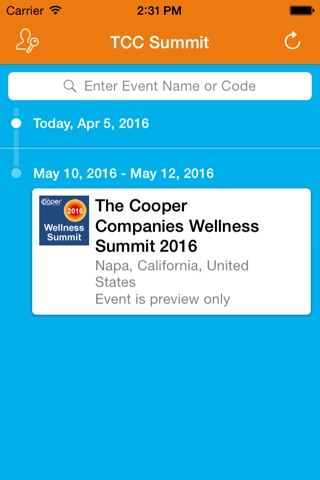 The Cooper Companies Wellness Summit screenshot 2