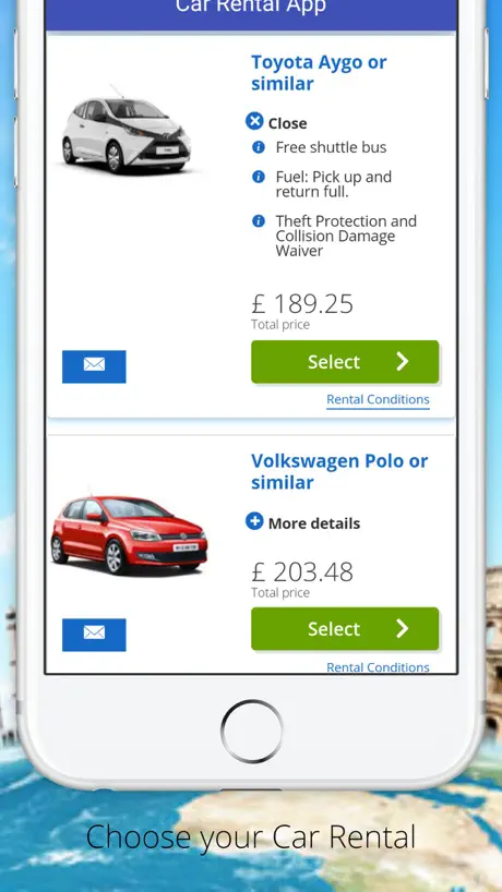 Car Hire App