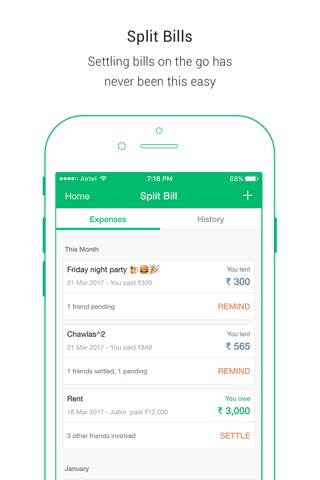 Chillr - Simplifying money screenshot 3