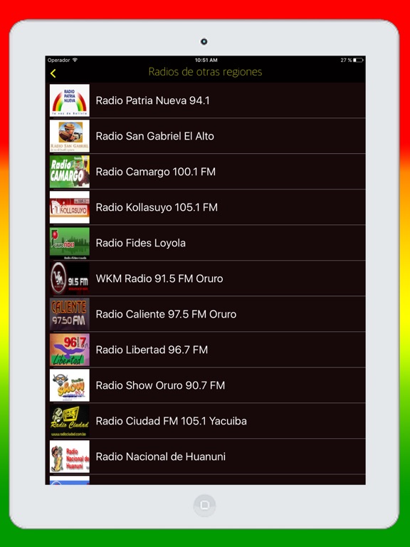 Screenshot #5 pour Radios Bolivia - Emisoras de Radio Online FM & AM