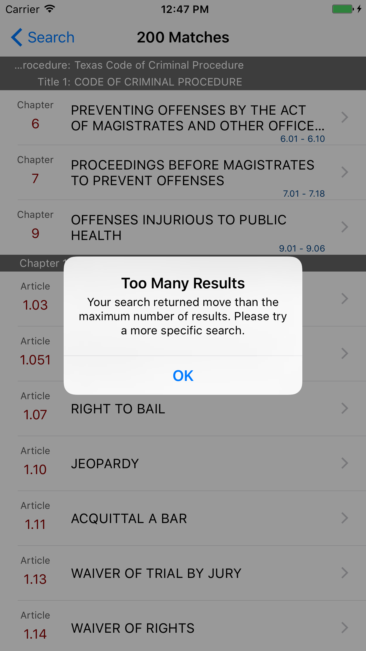 Texas Code of Criminal Procedure (LawStack's TX)
