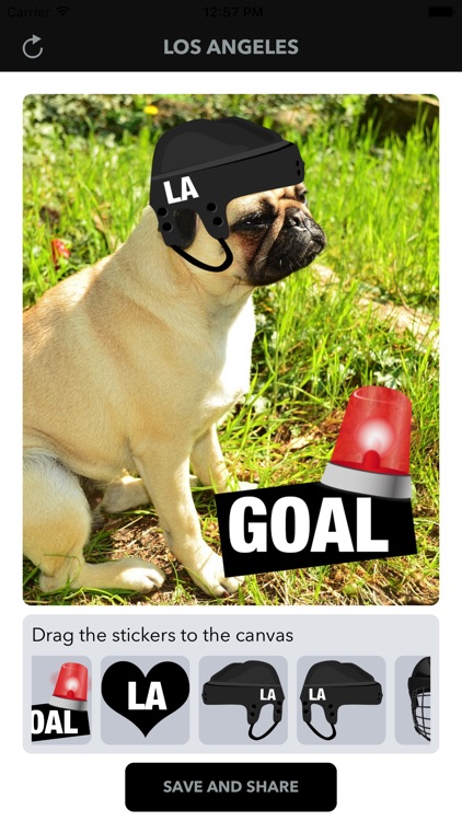 LA Hockey Stickers & Emojis
