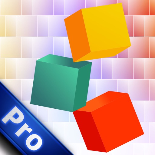 Amazing Stacked Colored Cubes PRO iOS App