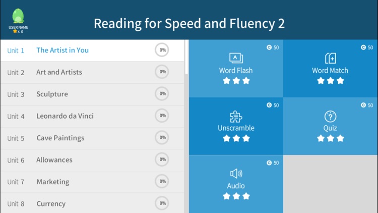 Reading for Speed and Fluency 2