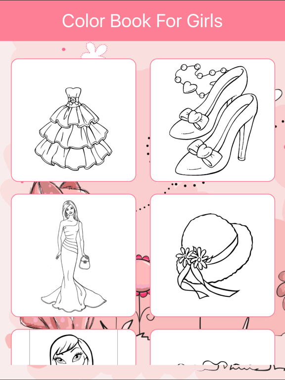 Screenshot #6 pour Jeux de Coloriage pour Filles.