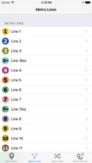 paris metro & subway iphone screenshot 3