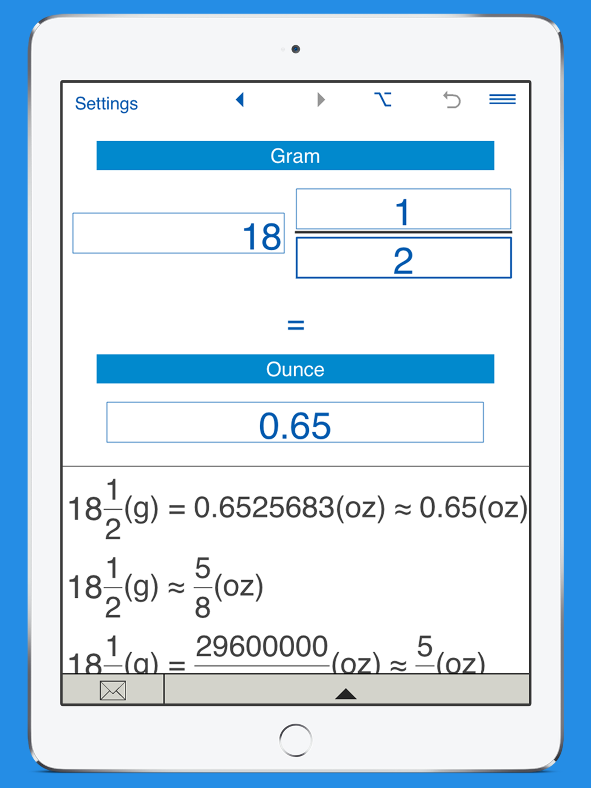 Ounces to grams and grams to oz weight converter