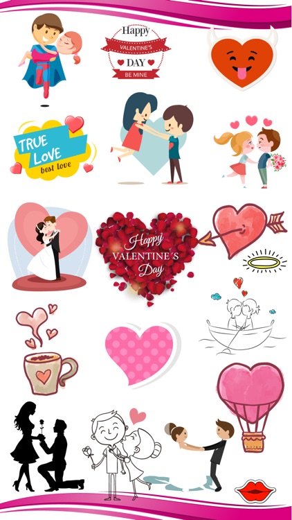 Love stickers pack