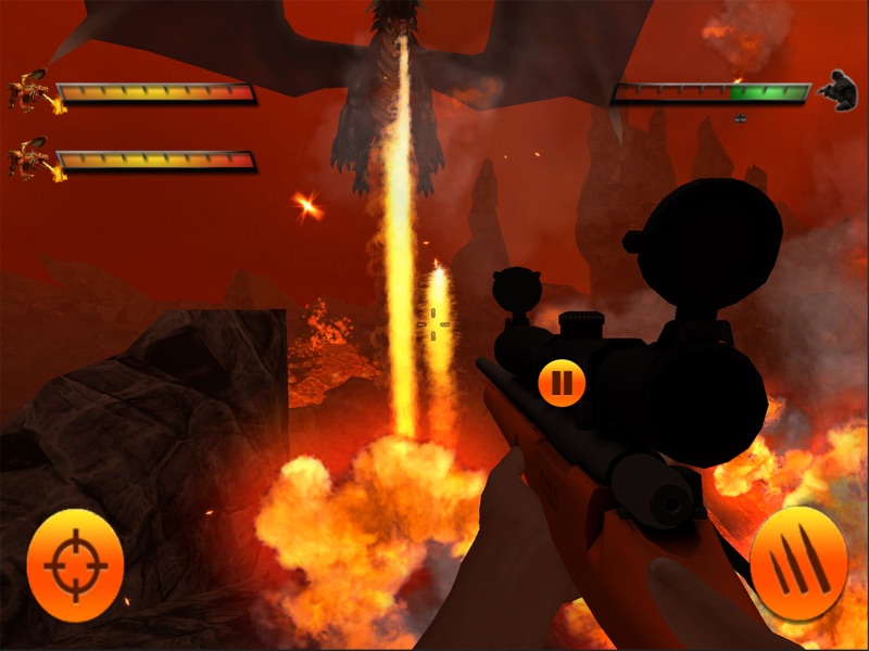 未来的な龍戦争：スナイパー・ディノ・ハント screenshot 4