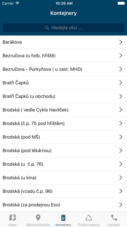 Třídění odpadu Žďár n. Sázavou screenshot-3