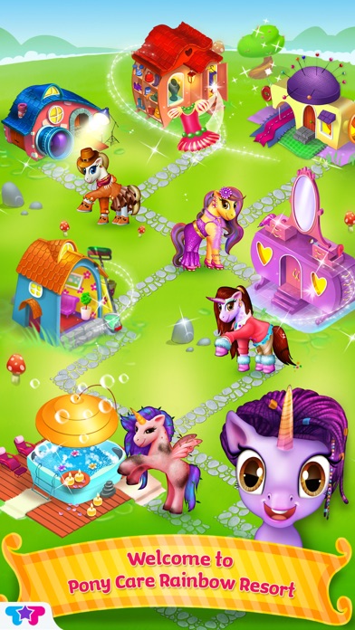 PONY CARE RAINBOW RESORT - ENCHANTED FASHION SALON 1.5 IOS GAME GIẢI TRÍ PONY CARE RAINBOW RESORT - ENCHANTED FASHION SALON 1.5 IOS