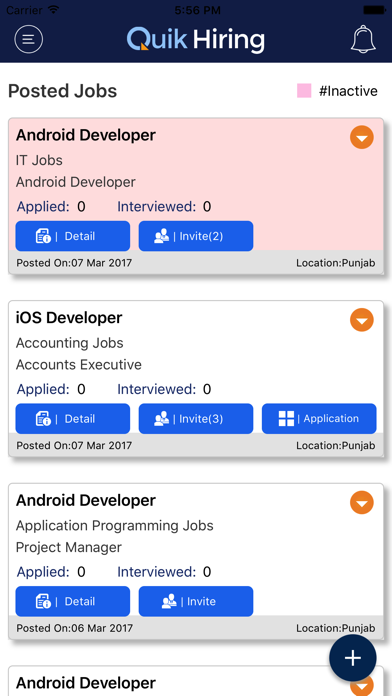 How to cancel & delete QuikHiring Job Search Video CV from iphone & ipad 4