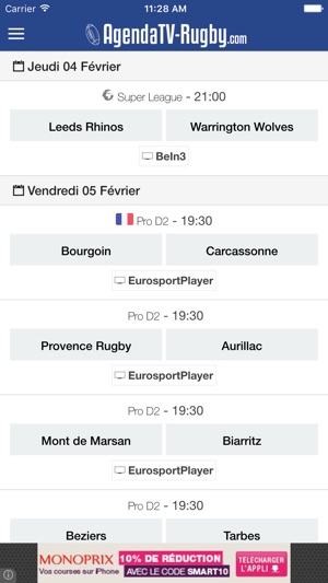 AgendaTV Rugby