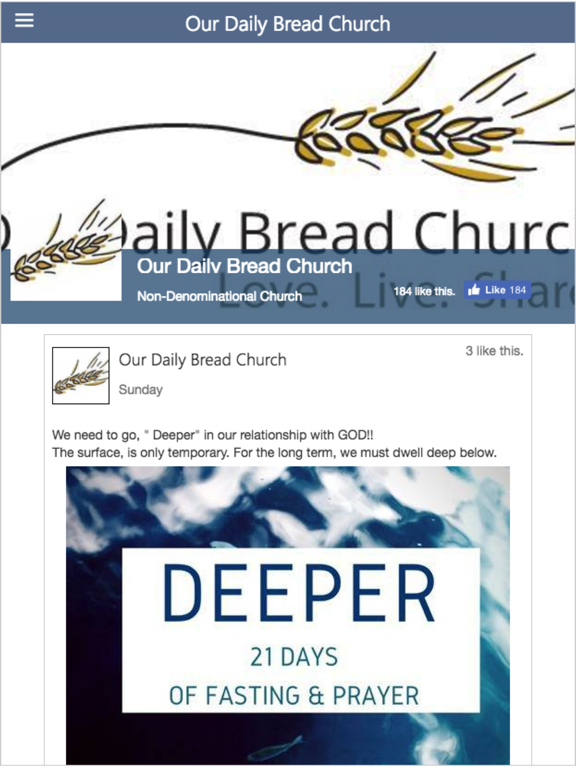 Screenshot #4 pour Our Daily Bread Church