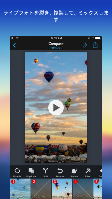 Live 2 Video - ライブフォトをビデオに変換して強力なツールで編集のおすすめ画像1