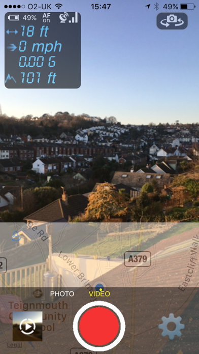 RouteShoot iPhone screenshot 1 - Travel app