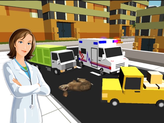Screenshot #4 pour Ambulance Simulator Duty Drive :Pet Rescue 3D 2017
