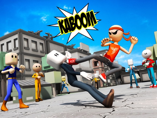 Angry Stick Fighter 2017 iPad screenshot 5 - Games app