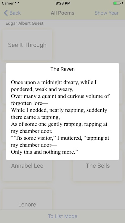 Classic Poetry Memorization