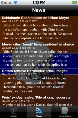 Florida Football - Sports Radio, Schedule & News screenshot 4