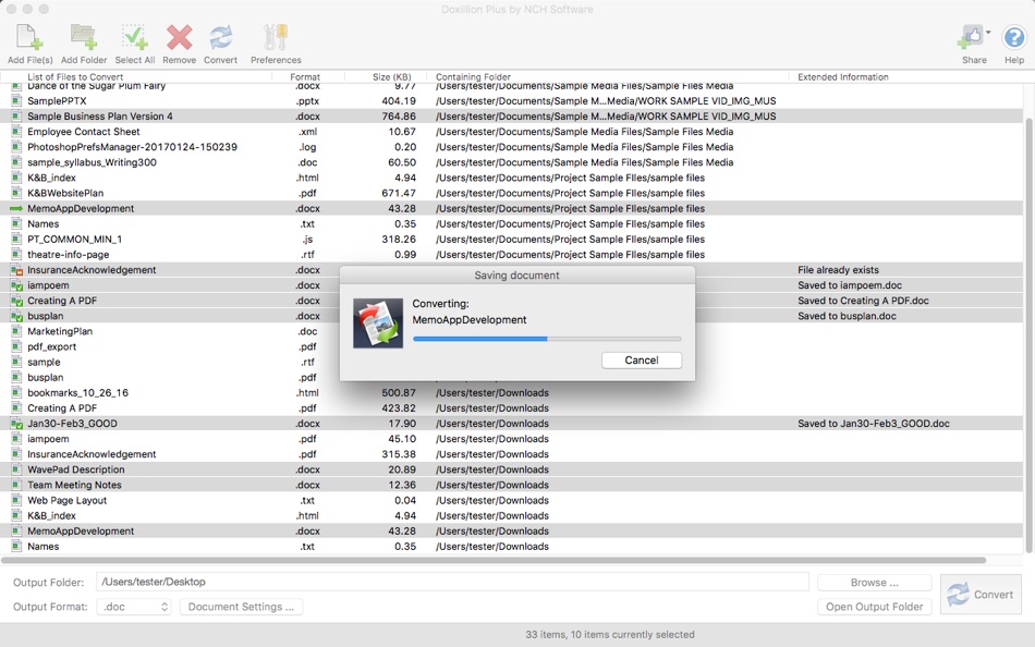 #5. Doxillion Plus (macOS) De: NCH Software