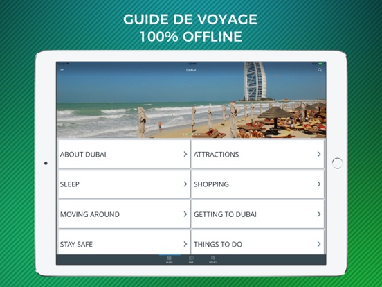 Screenshot #4 pour Dubai Guide Voyage avec Offline Maps