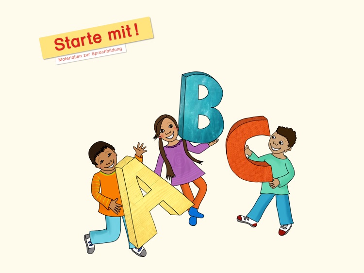 Starte mit! Buchstaben-App
