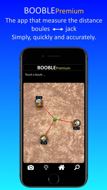 Booble - Measuring distance boules / jack screenshot-0