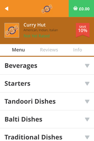 Curry Hut PE29 screenshot 3
