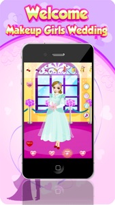 Wedding Dress Up Girls Salon Makeup Games screenshot #3 for iPhone