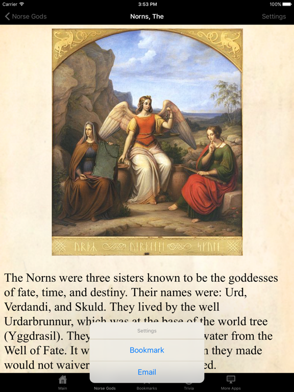 Screenshot #5 for Norse Gods & Mythology Pocket Reference