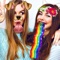 Make fantastic photos with Snapping poke & Doggy Face Stickers and get more likes & share and more followers by using this snap photo