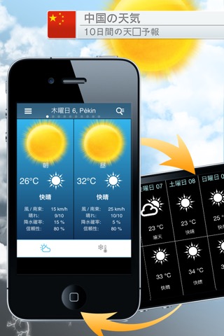 中国のための天気のおすすめ画像1