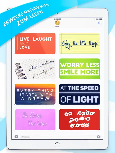 Textist - Farbenfroher Text