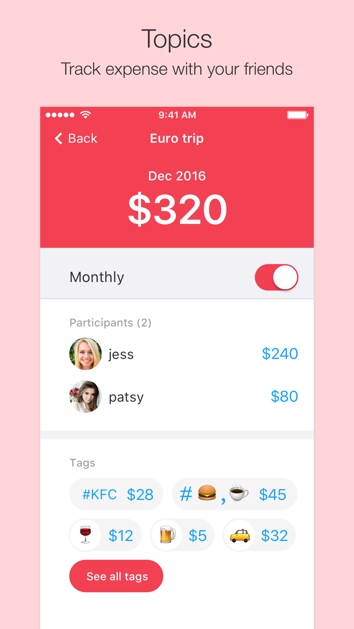 Fly Cash - Expense Tracking screenshot 3